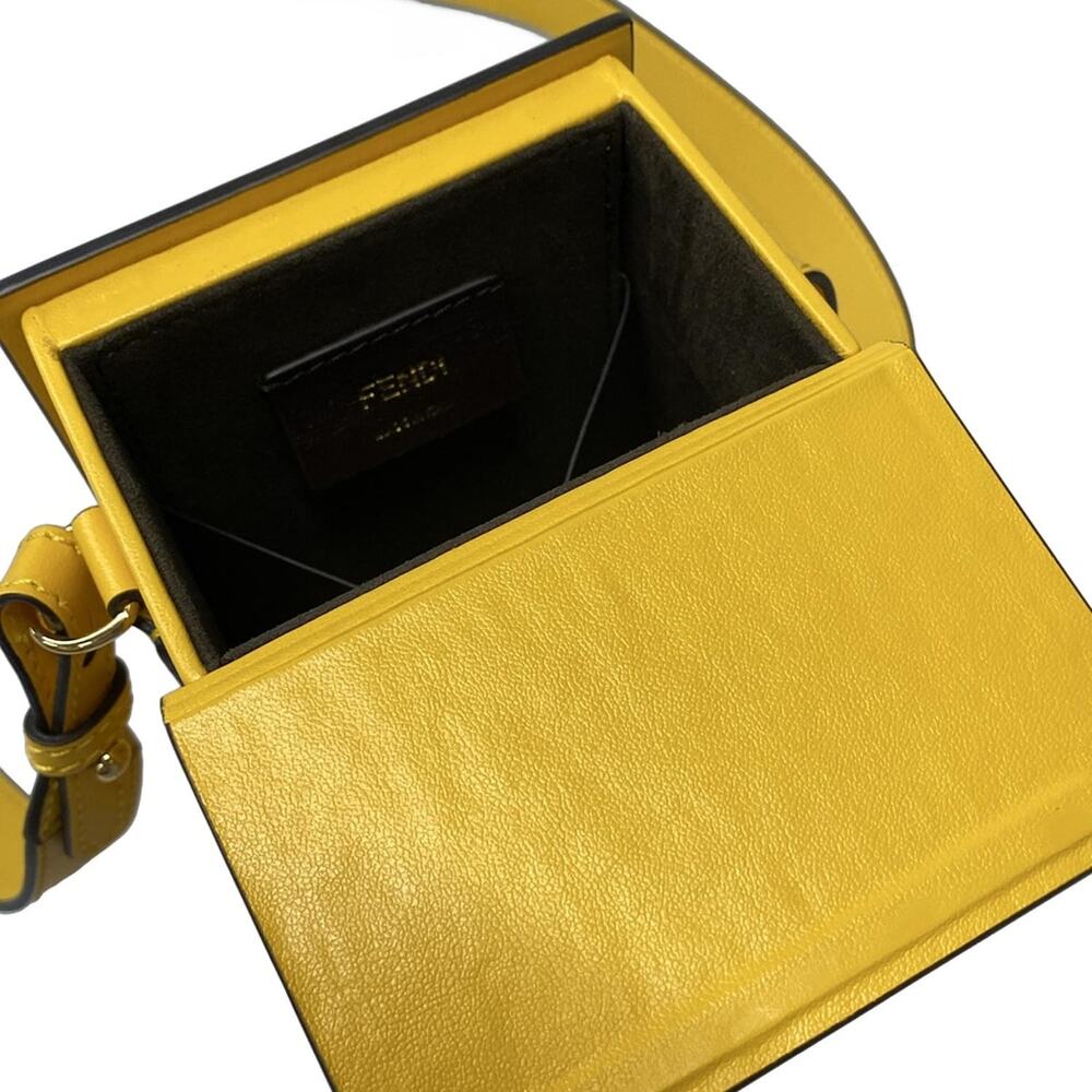 Fendi Pack Shoulder Bag 8BT339 Yellow Light Blue - Picture 12 of 15
